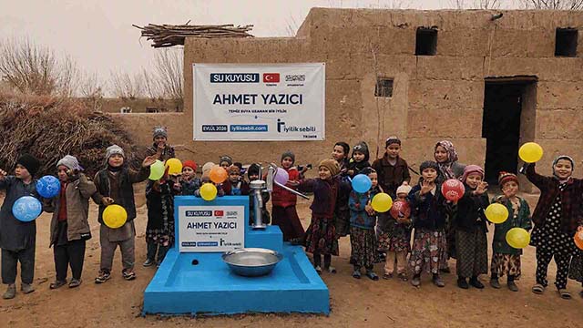 Afganistan Tulumbalı Kişisel Su Kuyusu