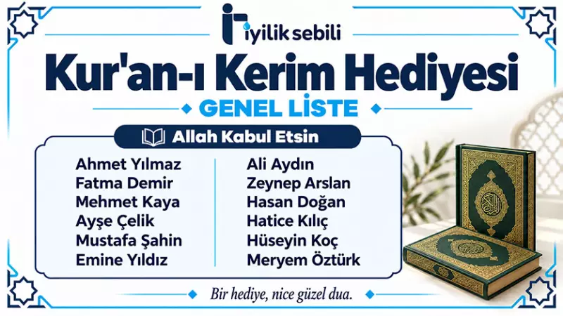 Kuran Hediyesi (Genel Liste)
